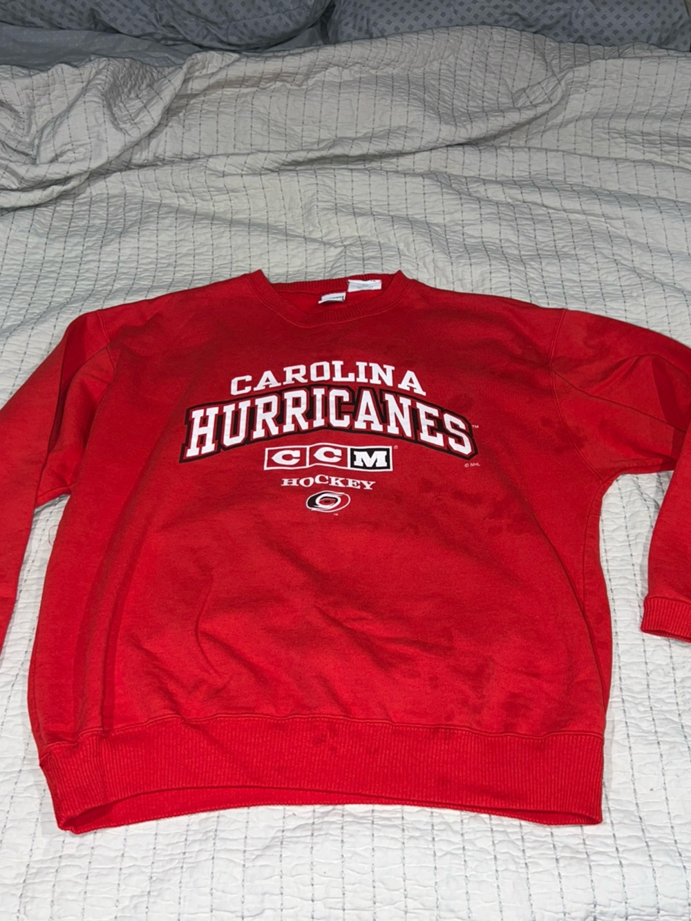 Carolina Hurricanes Red Crewneck Sweatshirt
